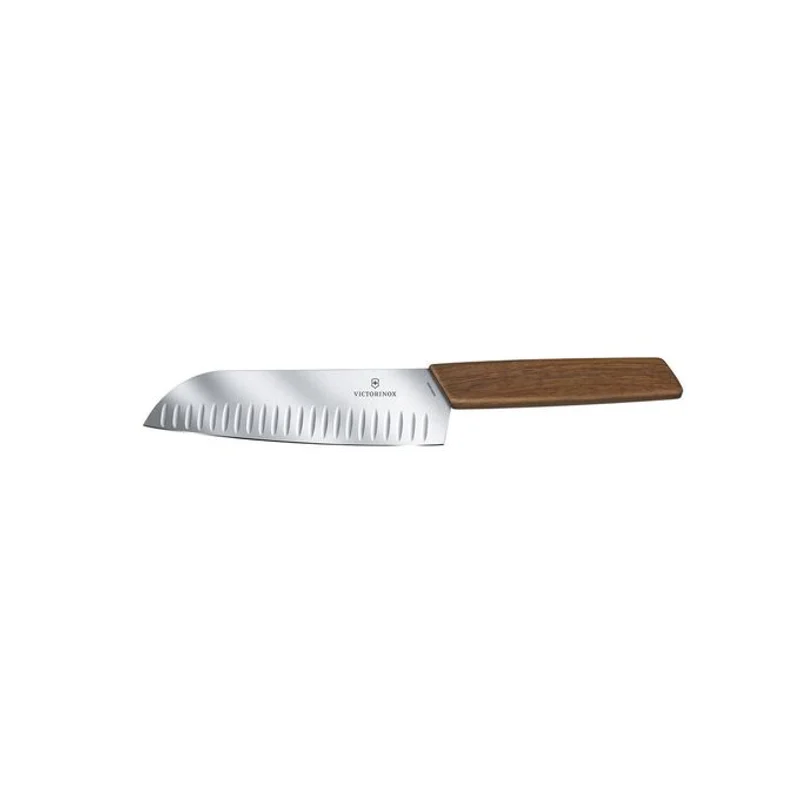 Victorinox Swiss Modern · Santoku in noce · 17 cm